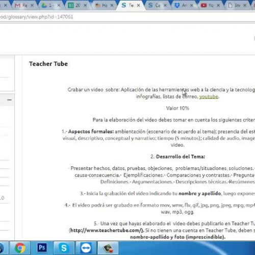 Aplicación de herramientas web
