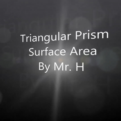 Triangular Prism Surface Area