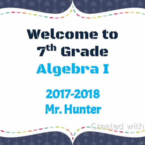 Algebra 1 Introduction