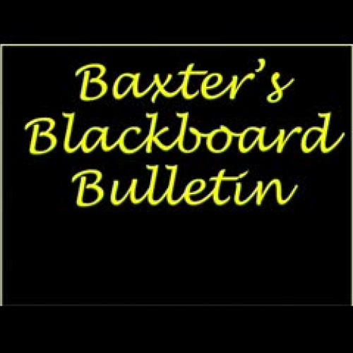 Baxter's Backboard Bulletin - Proportions and Ratio