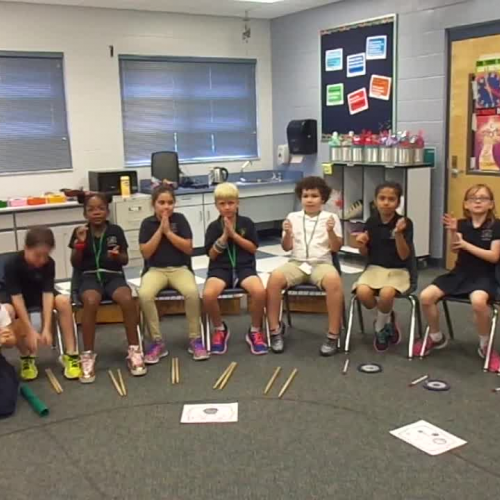 17-18 Ms. Farinas' 3rd grade class "Solar Eclipse Rhythms" by Seamons