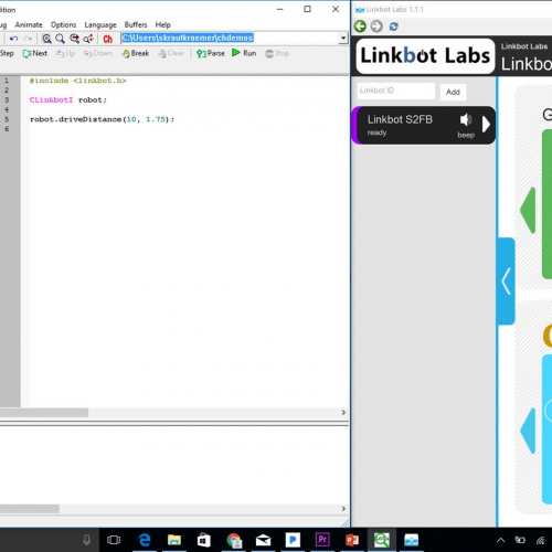 First Linkbot Program