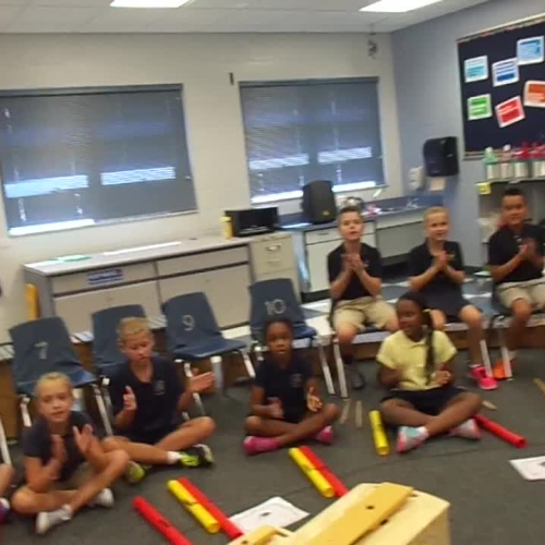 17-18 Mr. Bishop's 3rd grade class "Solar Eclipse Rhythms" by Seamons