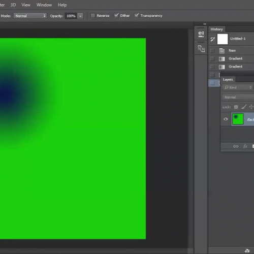 Creating a Gradient in Photoshop CC