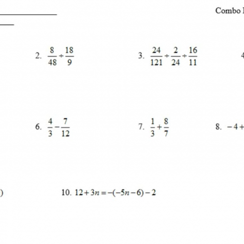 Fractions - Part 1