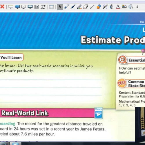 Lesson 3-2: Estimating Products