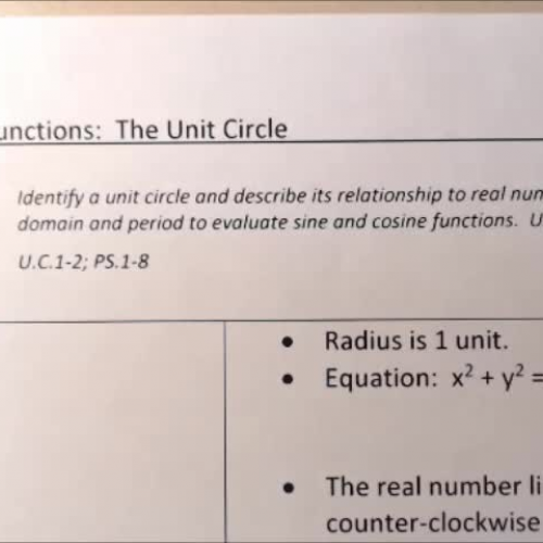 1.2 Video #2 - Periodic Functions