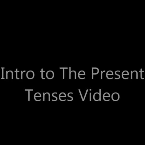 Intro to the Present tense