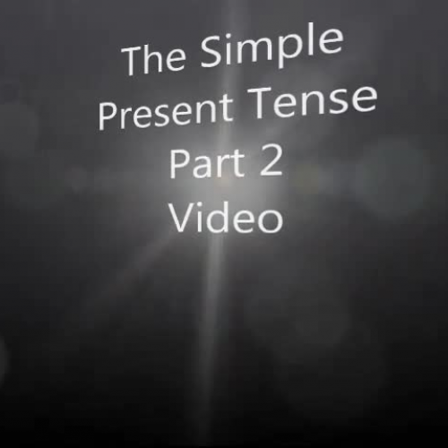 Simple present tense part 2