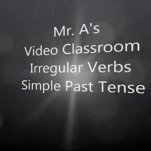 Irregular Verbs in the Simple Past