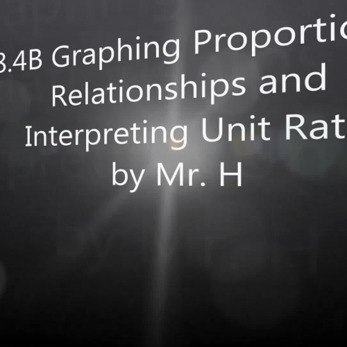 8.4B Graphing Proportional Relationships and Interpreting Unit Rate
