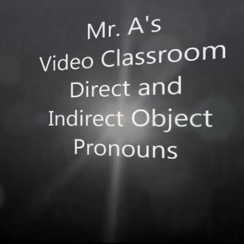 Direct and Indirect Object Pronouns