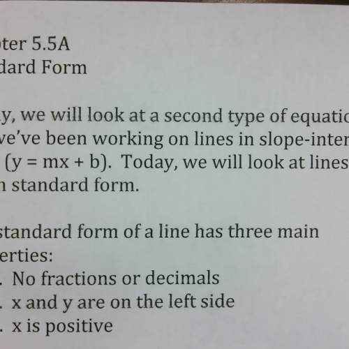 SSHSMATH - Ch 5.5A