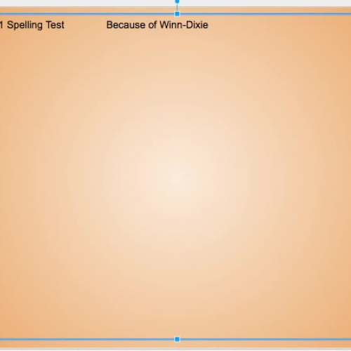 Lesson 1 Spelling Test 
