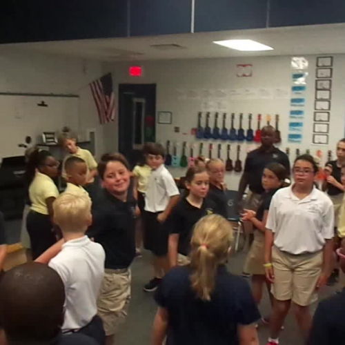 17-18 Ms. Miller's 4th grade class "Sally Go 'Round the Sun" harmony