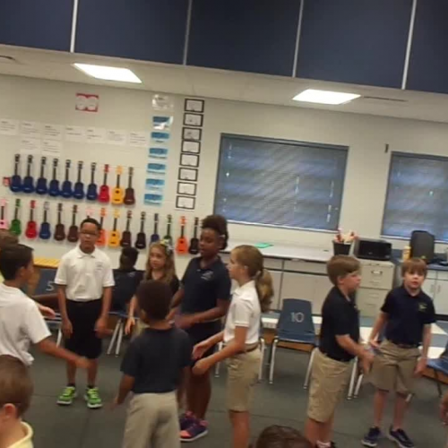 17-18 Ms. Dickey's 4th grade class "Sally Go 'Round the Sun" harmony