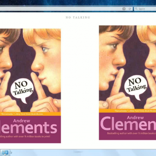 Mr. G - No Talking Readaloud Ch 1-3