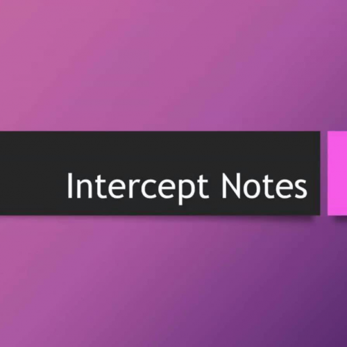 Intercept Notes 