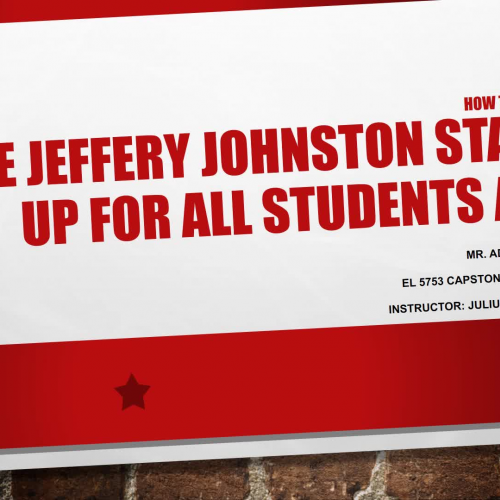 How to comply with FL State Statute 1006.147 "The Jeffery Johnston Stand up for all Students Act"