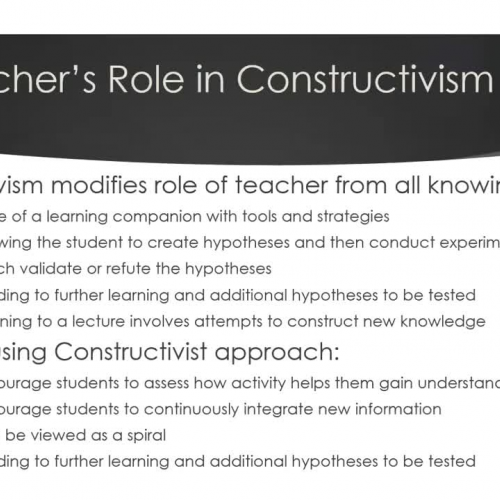 Constructivism and Technology