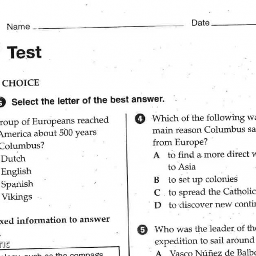 5th Social Studies Chapter 3