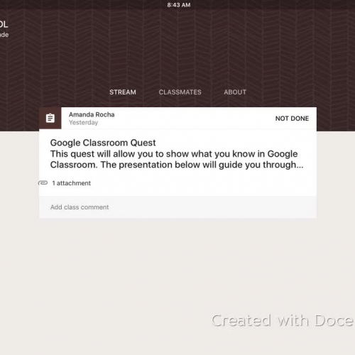 Uploading to Google Classroom