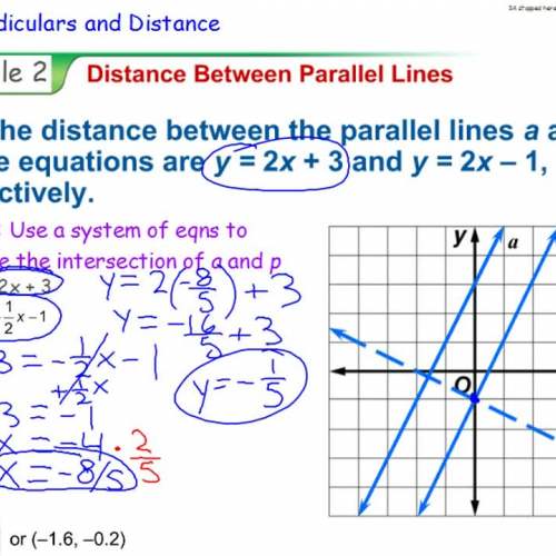 3.6 Perpendiculars and Distance PART 4