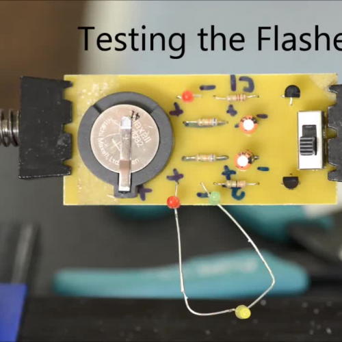 Step 10 - Testing the Flasher Circuit