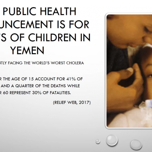 Public Service Health Annoucement-Cholera