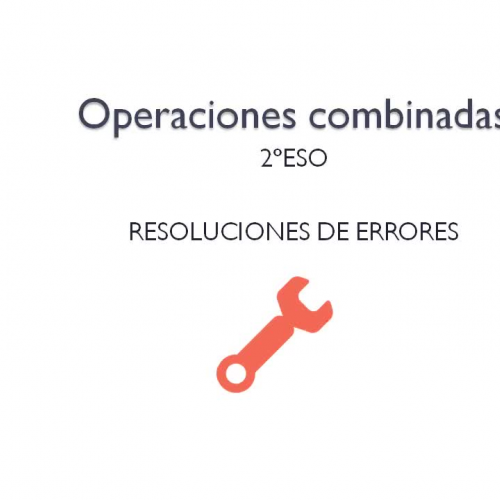 Operaciones Combinadas