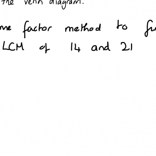 Finding the HCF and LCM Using Prime Factors