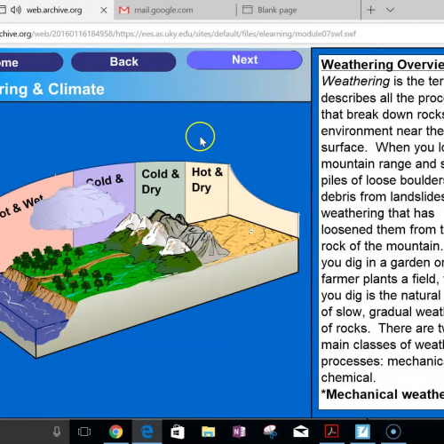 Rock Webquest Sites E & F