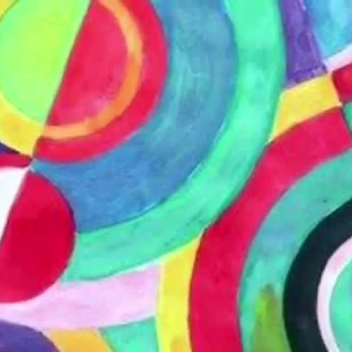 Sonja Delaunay Abstract Designs