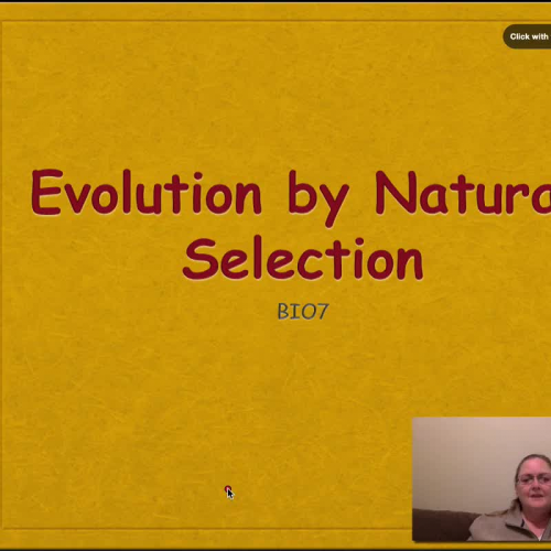 5. BIO7 - Evolution by Natural Selection