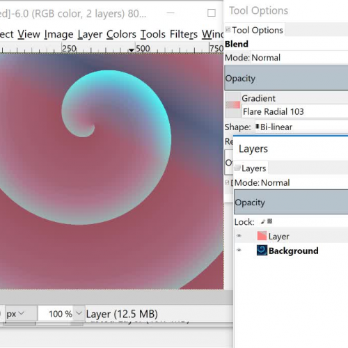 Create Gradient color background