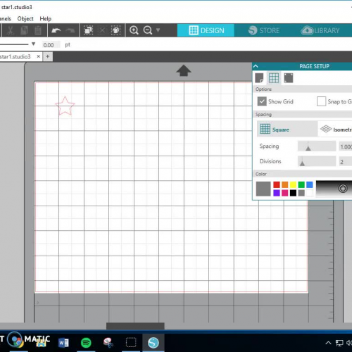 1st look using silhouette studio