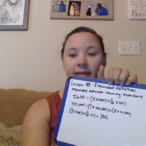 Whole Numbers in Expanded Notation