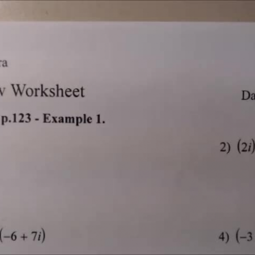 CA 1.5 Preview Worksheet