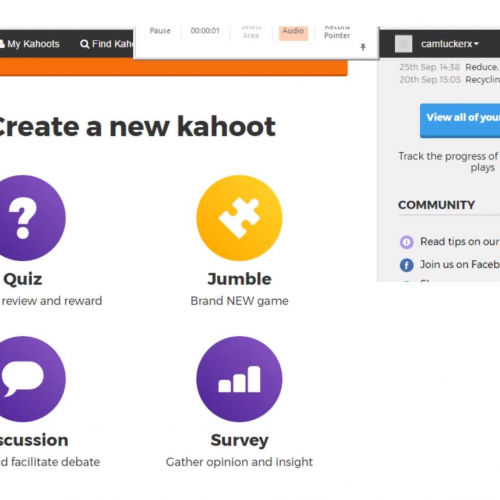 How to create a Kahoot