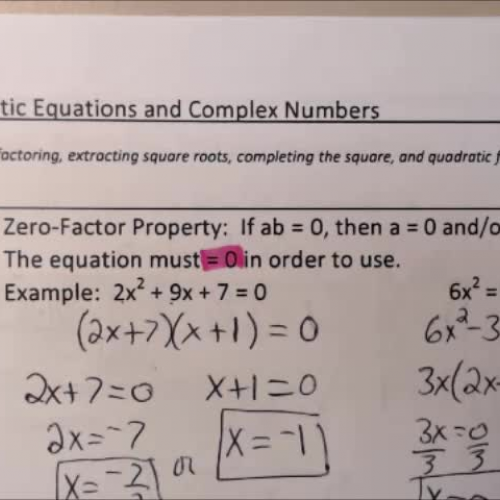 CA 1.5 Video #2 - Example Problems with Complex Numbers