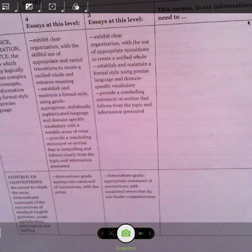Using the Writing Rubric Video 1