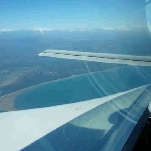 Flying a Rutan Long EZ near Gladstone