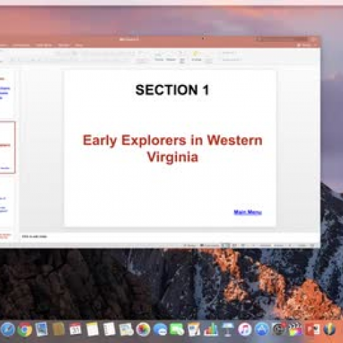 West Virginia History - Chapter 8 Section 1 Notes