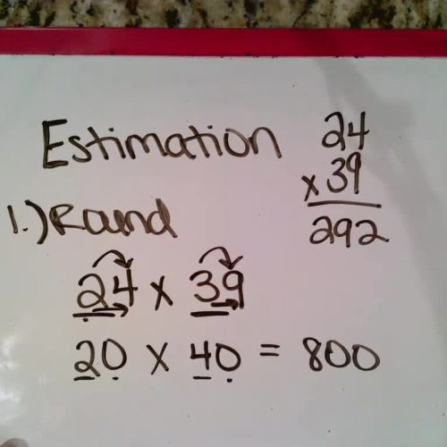 Math Estimation Strategy