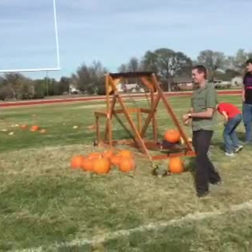 2017 Pumpkin Catapult Video #2