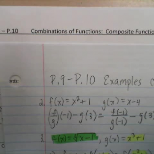 Trig P.10 Video #2 - Restricted Domain and Inverse Functions
