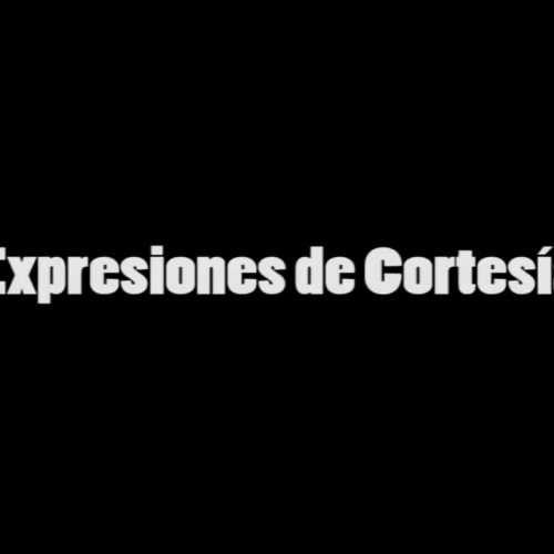 Video 4 - Expresiones de Cortesía