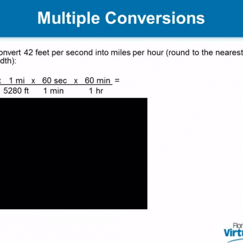 Converting  Units Using Dimensional Analysis