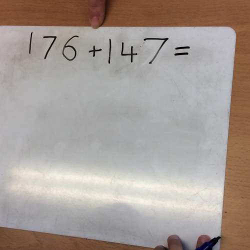 Maths - Year 4 - Addition - using a number line