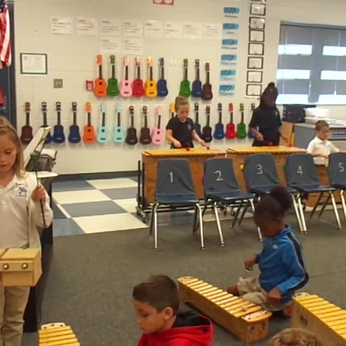 17-18 Mr. Schultz' 1st grade class "1, 2, 3, 4, 5" arr. by Hiller/Dupont